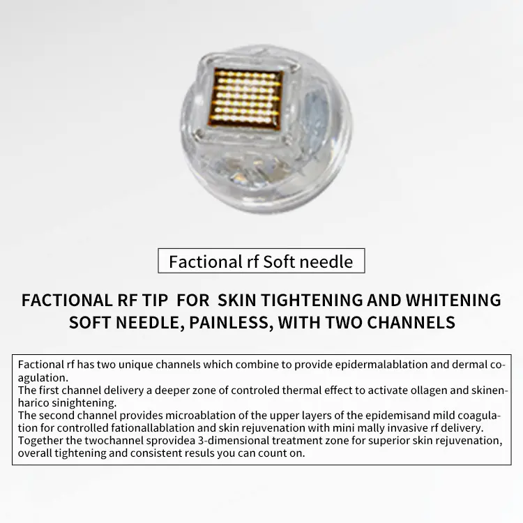 RF Microneedling Portable Fractional Face Lifting Skin Tightening Machine
