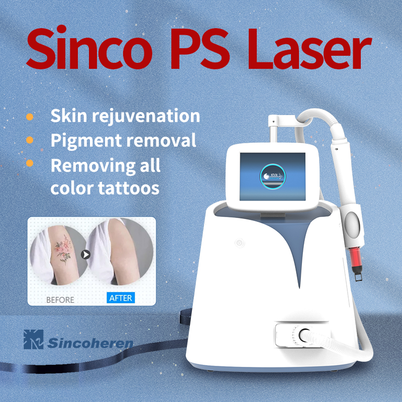 New Portable Pico Laser Tattoo Removal Machine
