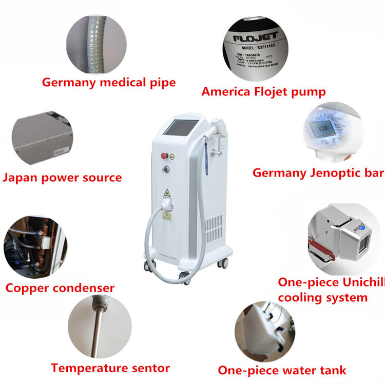 Sincoheren 808nm Diode Laser Machine Hair Removal Beauty Equipment