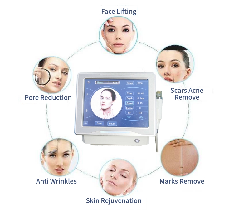 RF Microneedling Portable Fractional Face Lifting Skin Tightening Machine