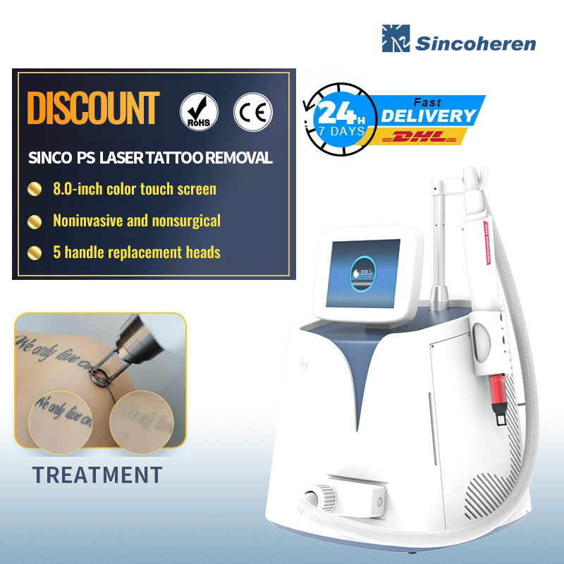 Pico Laser Pigment Tattoo Removal Skin Rejuvenation Portable Machine