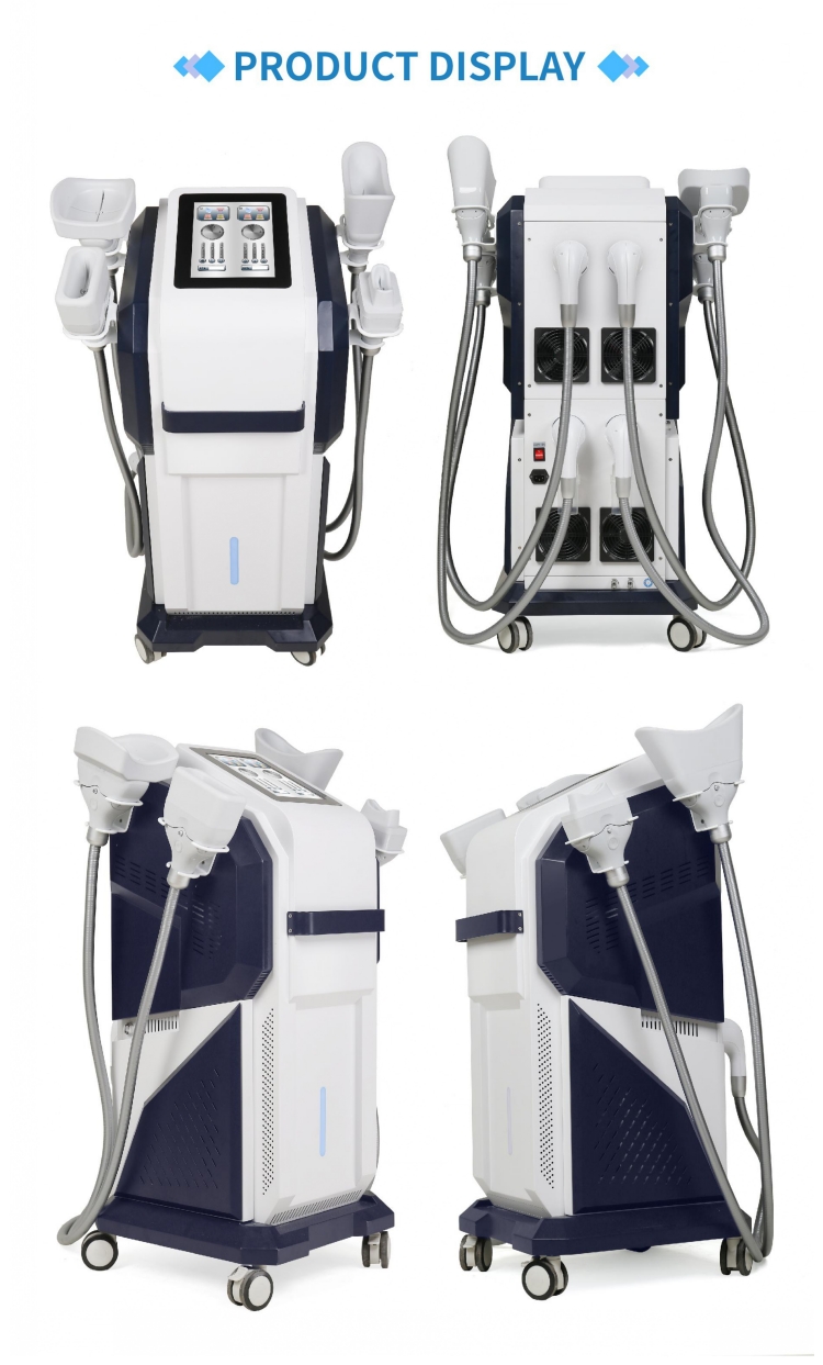 360° coolsculpting cryolipolysis slimming machine display